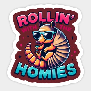 Rollin with the Homies Sticker